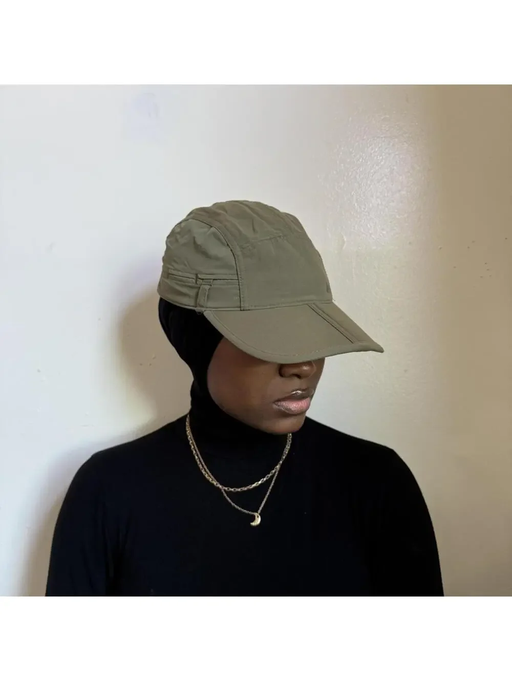 REI Co-Op Olive Green 5-Panel Tech Hat - Gorpcore One‎ size